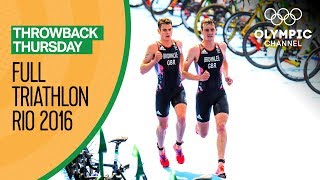 FULL Mens Triathlon  Rio 2016 Replay  Throwback Thursday [upl. by Ybot]