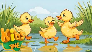 Ten Little Duckies  Nursery Rhymes amp Kids Songs [upl. by Llenoj]