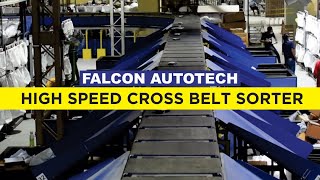 Cross Belt SorterLoop By Falcon Autotech [upl. by Tymon]