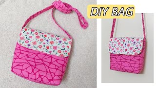 How To Sew Crossbody Bag  Simple And Easy Tutorial [upl. by Indys]