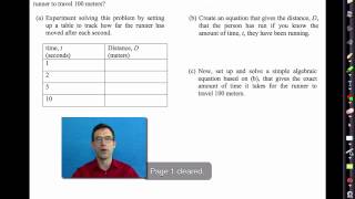 Common Core Algebra IUnit 1Lesson 1 Rates Patterns and Problem Solving [upl. by Duma]