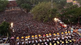 Huge crowd at Thrissur Pooram [upl. by Oirromed600]