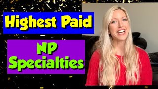 Highest Paid Nurse Practitioner Specialties  Top 10 Countdown [upl. by Baudoin]