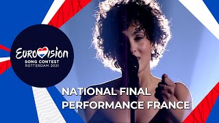 Barbara Pravi  Voilà  France 🇫🇷  National Final Performance  Eurovision 2021 [upl. by Amal]