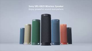 Sony  SRSXB23 EXTRA BASS™ Wireless Portable Speaker [upl. by Hooke]