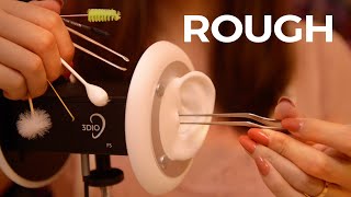 ASMR Rough Ear Cleaning No Talking [upl. by Cirala]