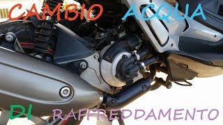 TUTORIAL sostituzione acqua di raffreddamento del motore [upl. by Ayikaz]