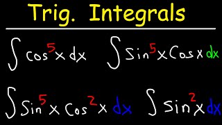 Trigonometric Integrals [upl. by Hannazus]