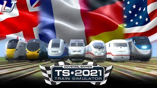 Train Simulator 2021  Electric High Speed Trains RACE [upl. by Silvana]