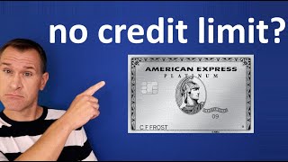 Does the American Express Platinum Card have a credit limit Is Amex Platinum credit line unlimited [upl. by Akemyt]