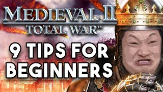 9 BEGINNER TIPS FOR MEDIEVAL II [upl. by Nauj533]