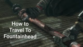 Sekiro Shadows Die Twice  Lotus Flower Location  How To Get To Fountainhead Palace idol Sculptor [upl. by Holladay]