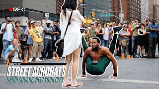 Street Acrobats Perform in Union Square [upl. by Akere788]