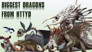 10 Biggest Dragons Species from HTTYD How To Train Your Dragon [upl. by Egreog789]