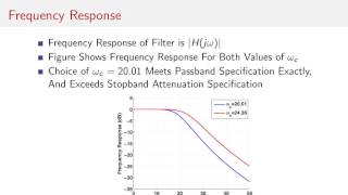 Butterworth Filter  04  Design Example [upl. by Sirotek991]