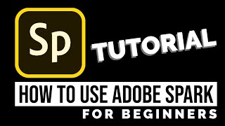 How to Use Adobe Spark Express  Beginners Tutorial [upl. by Adiam]