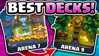 BEST DECKS for Arena 79 in Clash Royale 2021 [upl. by Idnod]