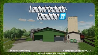 LS22 Mapvorstellung ★ Norddeutschland v03 ★ 4fach Map [upl. by Trebuh]