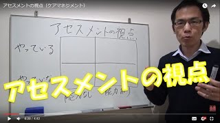 アセスメントの視点（ケアマネジメント） [upl. by Pablo]