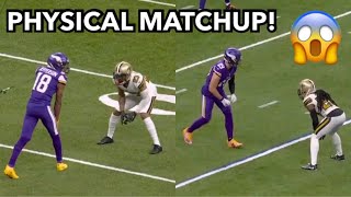 Justin Jefferson amp Adam Thielen vs Marshon Lattimore amp Janoris Jenkins 2020 WR vs CB [upl. by Jamil667]