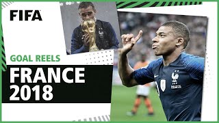 🇫🇷 All of France’s 2018 World Cup Goals  Mbappe Griezmann amp more [upl. by Hasheem]