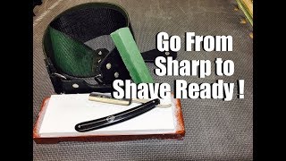 Straight Razor  Go From Sharp To Shave Ready [upl. by Hannon129]