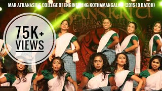 Best College Dance EverNaadanpattu dance by 201519 batch of Mar Athanasius College Of Engineering [upl. by Christen]