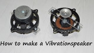 How to make a vibration speaker Omnidirectional design [upl. by Elag]