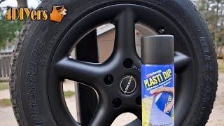 DIY How to Plasti Dip Wheels [upl. by Nonnaehr113]