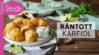 Rántott karfiol olajmentesen I Air fryer recept [upl. by England]