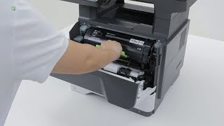 MX321MX421MX521MX522MX622 Series—Replacing the toner [upl. by Zoubek288]