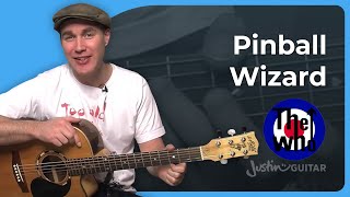 Pinball Wizard by The Who  Guitar Lesson [upl. by Marcella]