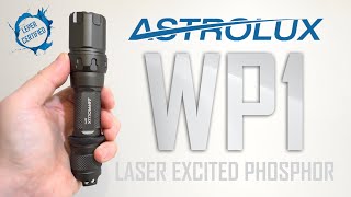 ASTROLUX WP1 LEP laser flashlight  1000m range  rotary ring control diffuser demo [upl. by Vannie]