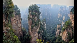 Zhangjiajie National Forest Park China  Amazing Planet [upl. by Airdnola639]