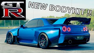 Nissan Skyline R34 GTR Bodykit STAGE2 by hycade [upl. by Aiuoqes581]