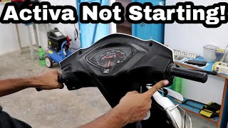 How To Fix Self Starting Problem In All Scooters Bendix Drive Issue [upl. by Olathe]