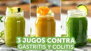 3 Jugos contra Gastritis y Colitis  Kiwilimón Te Cuida [upl. by Seuqirdor530]