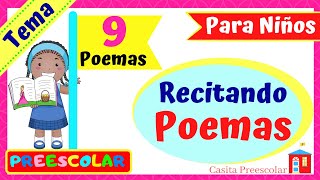 POEMAS Para Niños Aprendeencasa [upl. by Sussi409]