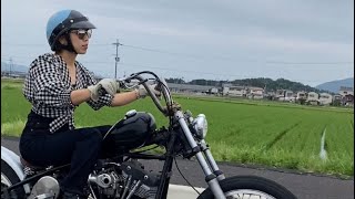 【 Japanese bikegirl 】Harley Davidson [upl. by Carrington408]