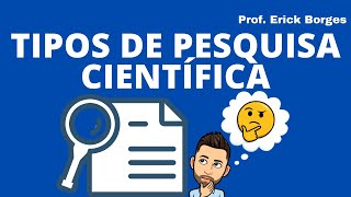 Tipos de pesquisa científica [upl. by Otineb]