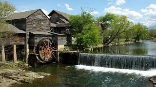 A Walk Through The Old Mill District In Pigeon Forge Tennessee [upl. by Nohshan796]