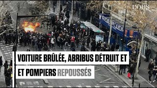 Aubervilliers  scènes de violences aux abords dun lycée [upl. by Notgnimer647]