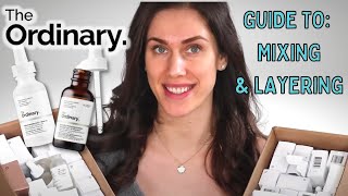 The Ordinary  ULTIMATE GUIDE TO MIXING amp LAYERING SKINCARE [upl. by Wileen706]