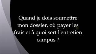 Soumission de dossier et payement des frais campus  Préparation Entretien Campus France amp TCF [upl. by Daye]