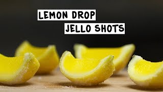 Lemon Drop Jello Shots [upl. by Eenyaj]