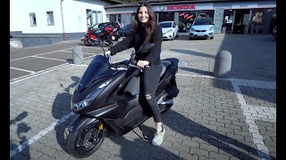 Genialer Campingroller Honda Roller PCX 125 2021 Leichtkraftrad B196 mit Generator und Keyless [upl. by Daniela]