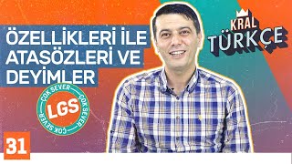 8 Sınıf Atasözleri ve Deyimler Atasözleri ve Anlamları Atasözlerinin Özellikleri  Türkçe 31 [upl. by Bobbi68]