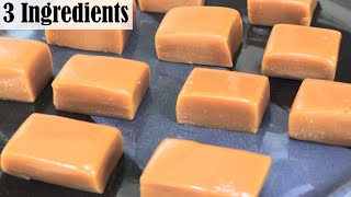 Caramel Toffee Recipe  how to make caramel candy at home [upl. by Htebirol]