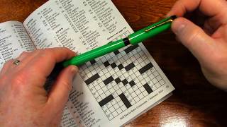 Crossword Puzzle 8 Start to Finish  ASMR Sleep [upl. by Ahsiei]