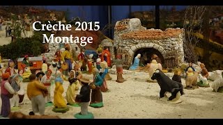 Crèche 2015 réalisation de celle ci Brignoles France coutume provençale LC VIDEO [upl. by Yendirb437]